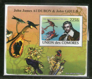 Comoro Islands 2009 Audubon Birds Wildlife Animals Fauna M/s MNH # 5906