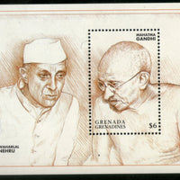 Grenada Grenadines 1998 Mahatma Gandhi Jawaharlal Nehru of India M/s  Sc 2047 MNH # 5951