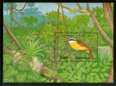 Guyana 1990 Kiskadee Birds Wildlife Animal Sc 2249 M/s MNH # 5962