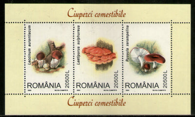 Romania 2003 Mushroom Fungi Plant Sc 4595 M/s MNH # 5963