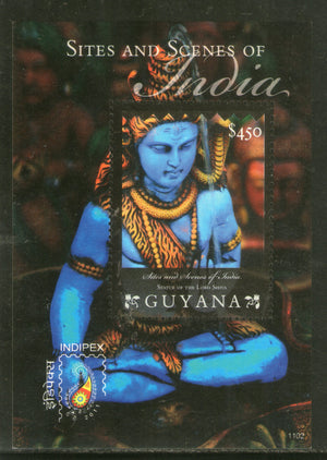 Guyana 2011 Lord Shiva India Tourism Hindu Mythology God Sc 4069 M/s MNH # 5979