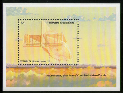 Grenada Grenadines 1992 Zeppelin Flight Aviation Transport Sc 1497 M/s MNH # 5980