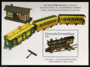 Grenada Grenadines 1992 Steam Locomotive Railway Toy Train Sc 1458 M/s MNH # 5997