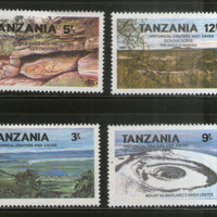 Tanzania 1991 Historical Craters & Caves Rock Painting Sc 698A-D MNH # 102