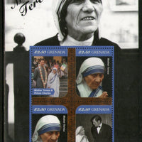 Grenada 2011 Mother Teresa of India Nobel Prize Winner Sc 3819 Sheetlet MNH # 6005