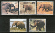 Niger 1998 Elephant Animals Wild Life Mammals Fauna Setenant Cancelled # 6032