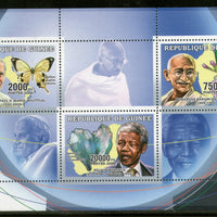 Guinea 2006 Mahatma Gandhi of India Mandela & Pope Sheelet MNH # 6070