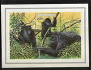 Rwanda 1985 Gorilla Monkey Wildlife Animal M/s Sc 1212 MNH # 6142