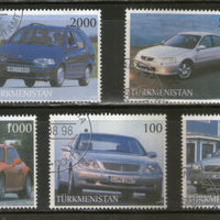 Turkmenistan 1998 Car Automobile Transports Setenant Cancelled # 6264