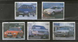 Turkmenistan 1998 Car Automobile Transports Setenant Cancelled # 6264