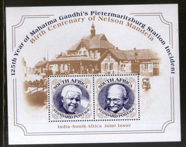 South Africa 2018 Mahatma Gandhi Nelson Mandela India Joints Issue M/s MNH # 6266