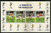 Gibraltar 1998 World Cup Football Tribute Sport M/s Sc 749a MNH # 6289