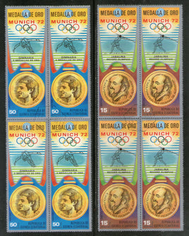 Guinea Equatorial 1972 Olympic Games Medal Sport 2v BLK/4 Cancelled # 6292b