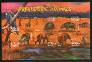 Maldives 2002 Prehistoric Animals Dinosaur Sc 2633 M/s MNH # 6303