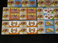 India 2011 INDIPEX Astrological Sign Complete Set My Stamp Customized BLK/4 MNH