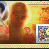 Guinea 2006 Mahatma Gandhi of India & Orchids M/s MNH # 6319