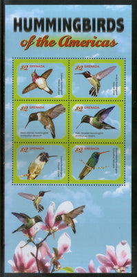 Grenada 2011 Hummingbirds Birds Wildlife Fauna Sc 3840 Sheetlet MNH # 6341