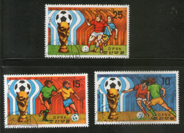 Korea 1978 World Cop Football Argentina Player Sport Sc 1765-67 Cancelled # 6380a