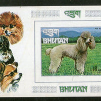 Bhutan 1973 Dogs Poodle Domestic Animals Sc 149N Imperf M/s MNH # 638