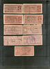 India Fiscal Kathiawar State 32 Diff QV to KGVI Court Fee Revenue Stamp Used # 6416