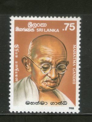 Sri Lanka 1988 Mahatma Gandhi of India Sc 888 MNH # 656