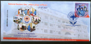 India 2021 Andhra Hospitals Salutes Covid Worriers Health Special Cover # 6626A