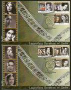 India 2011 Legendary Actress´s of Indian Cinema Film Movie Private FDC # 6670