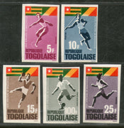 Togo 1965 African Games Football Javelin Throw Sc 525-C46 Imperf Set MNH # 667