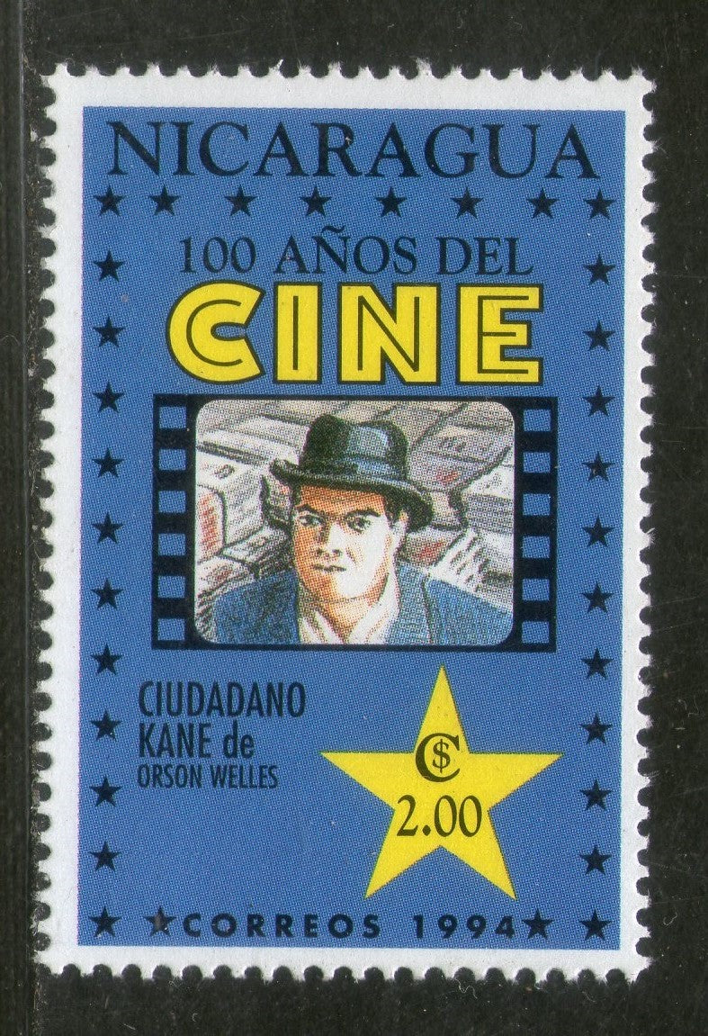 Nicaragua 1994 Cinema Cent. American Film Citizen Kane Orson Welles Sc 2051b MNH # 672