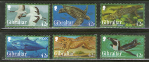 Gibraltar 2013 Cheetah Penguin Turtle Crane Bird Animal Wildlife Sc 14105-10 MNH # 681