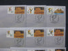 India 2015 10 Diff. Forest Sports Meet Games Mascot My Stamp Special Covers # 6863