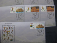 India 2015 10 Diff. Forest Sports Meet Games Mascot My Stamp Special Covers # 6863