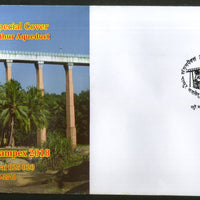 India 2018 Mathur Aqueduct Water for Irrigation Tourism Place Special Cover # 6898