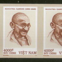 Vietnam 2019 Mahatma Gandhi of India 150th Birth Anniversary 1v Imperf Pair MNH