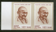 Vietnam 2019 Mahatma Gandhi of India 150th Birth Anniversary 1v Imperf Pair MNH