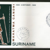 Suriname 1969 Mahatma Gandhi of India FDC RARE # 7055