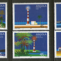 Angola 2002 Lighthouses Architecture Sc 1227-32 6v MNH # 709