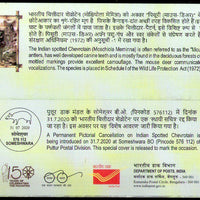 India 2020 Indian Spotted Chevrotain Deer Wildlife Animals Special Cover # 7110