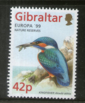 Gibraltar 1999 Kingfisher Birds Wildlife Sc 796 MNH # 719