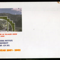 India 2002 Gandhigram Rural Institute University Customized Envelope Postal Stationary # 7344