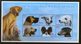 Palau 2002 Dogs The Wonderful Worlds of Pets Domestic Animal Sc 681 MNH # 7481