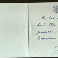 India 1964 Sri Aurobindo Ashram Pondicherry Religion Booklet with Cancelled # 7516