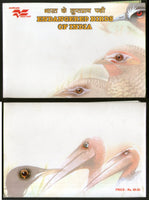 India 2006 Endangered Birds Wildlife Max Cards Cancelled Stamp Presentation Pack # 7518