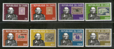 Zaire 1980 Sir Rowland Hill Stamp on Stamp Sc 944-51 MNH # 751