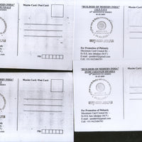 India 2008-9 Mahatma Gandhi Jawaharlal Nehru Builders of Modern India Max-Card # 7555