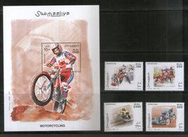 Somalie 2003 Moto Sport Cyclisme 4V + Moteur Neuf # 7569