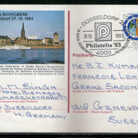 Germany 1983 IFSDA-Congress Postcard With Philatelia-83 Cancelled # 7581