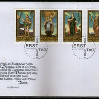 Liechtenstein 2005 Paintings Saints Sc 1308-11 4v FDC # 7594