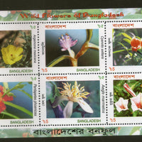 Bangladesh 2004 Wild Flowers Plant SC 695 M/s MNH # 7673