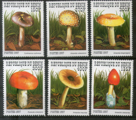 Benin 1997 Mushroom Fungi Tree Plant Flora Sc 1029-34 MNH # 769